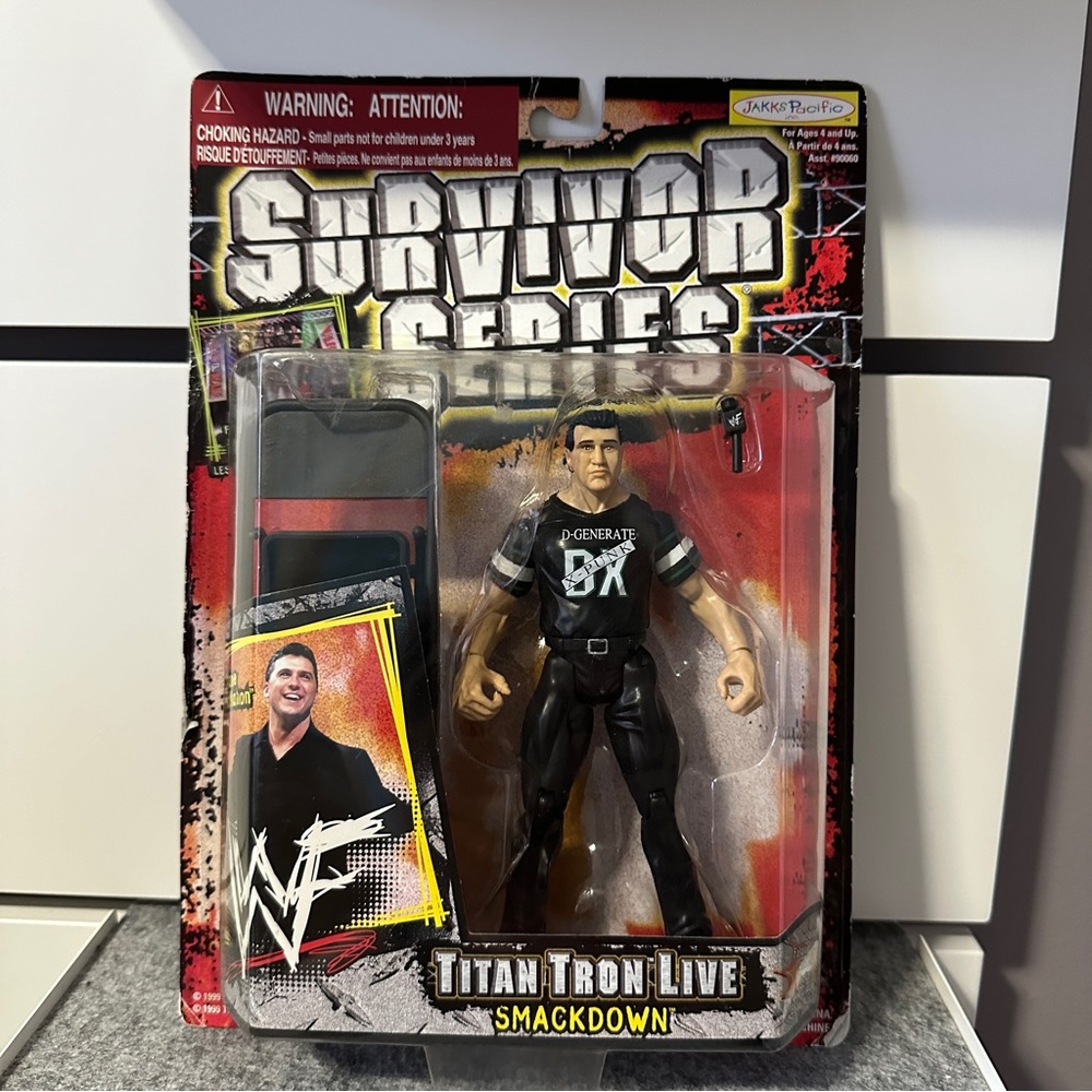 WWF Survivor Series SHANE MCMAHON Titan Tron Live Jakks Pacific Wrestling - 1999